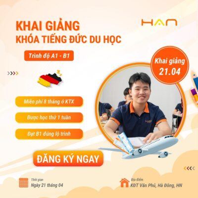 Khai giảng Lớp Học Tiếng Đức B1 Du học K4-25 – Đảm bảo lộ trình đạt B1 đúng hạn!